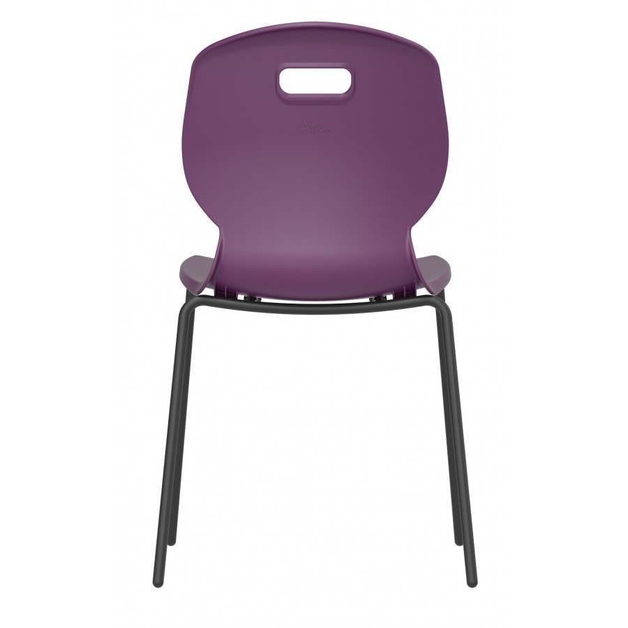 Arc Four Leg Classroom / Visitor Chair With Brace